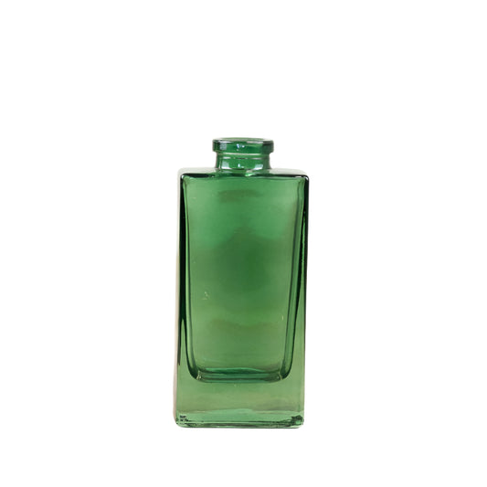 Tall GreencGlass Bud Vase 12cm – Clear Mini for Single Stem Flowers – Elegant Home Décor Accent for Shelf, Dining Table or Wedding Centerpieces – Slim Transparent