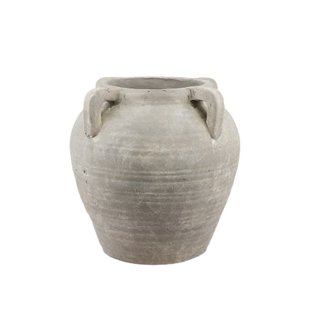 Cream Ceramic Vase 26.5cm – Matte Minimalist Decorative Vase for Pampas Grass, Eucalyptus or Bunny Tails – Neutral Medora Modern Home Décor for Console, Shelf or Windowsill