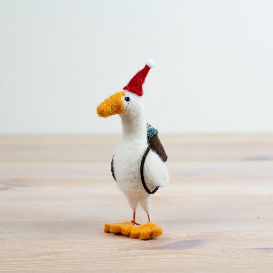 Festive Felt Goose 15cm