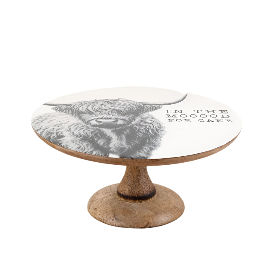 Highland Cow Cake Plate, 12cm