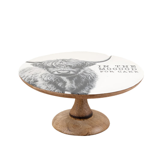 Highland Cow Cake Plate, 12cm
