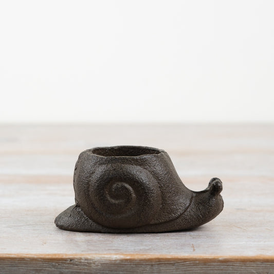 Snail T Light Holder 10cm Cast Iron Tealight Candle Holder Garden Decor