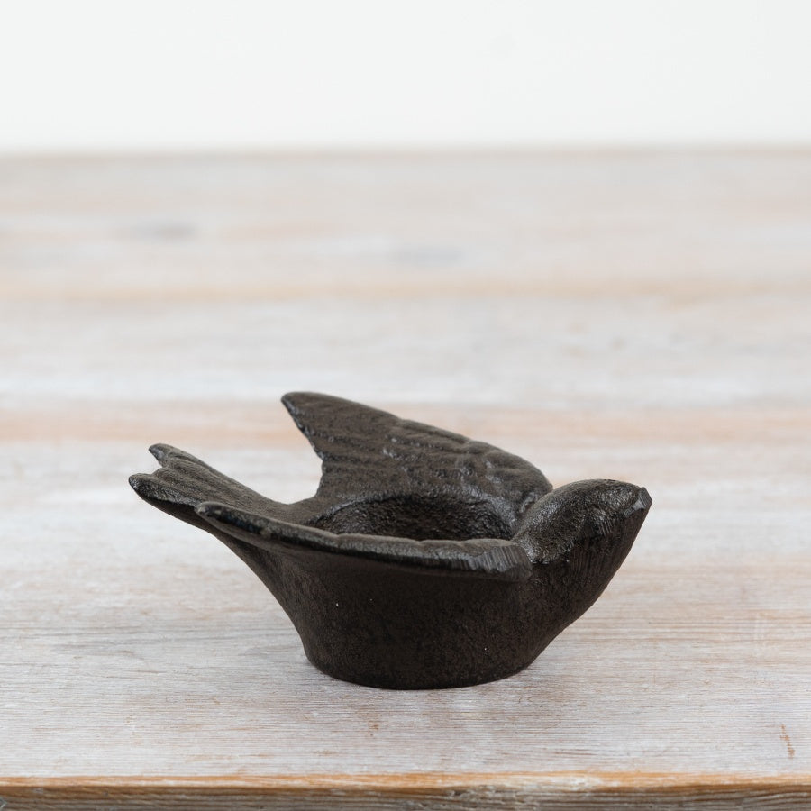 Cast Iron Bird T Light Holder 11cm Rustic Tealight Candle Holder Decor