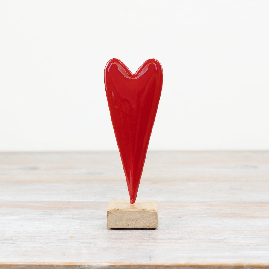 Red Heart Ornament, 18cm