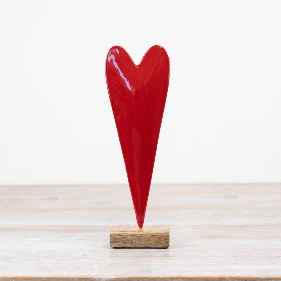 Red Heart Ornament, 26cm