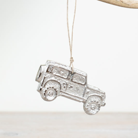 Hanging Jeep Aluminium Deco, 11cm 