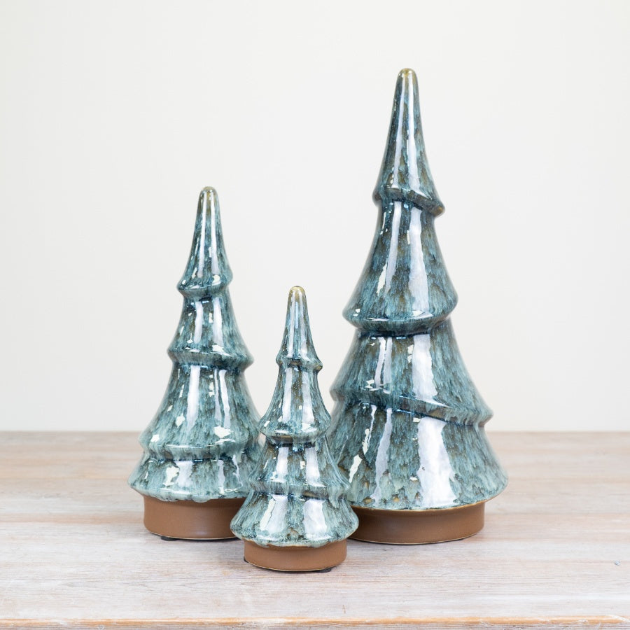 Green Tired Tree Ornament, 20cm