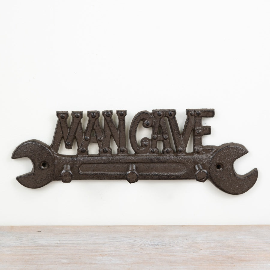 Man Cave Wall Hook Durable Metal Hook for Keys, Coats, and Decor