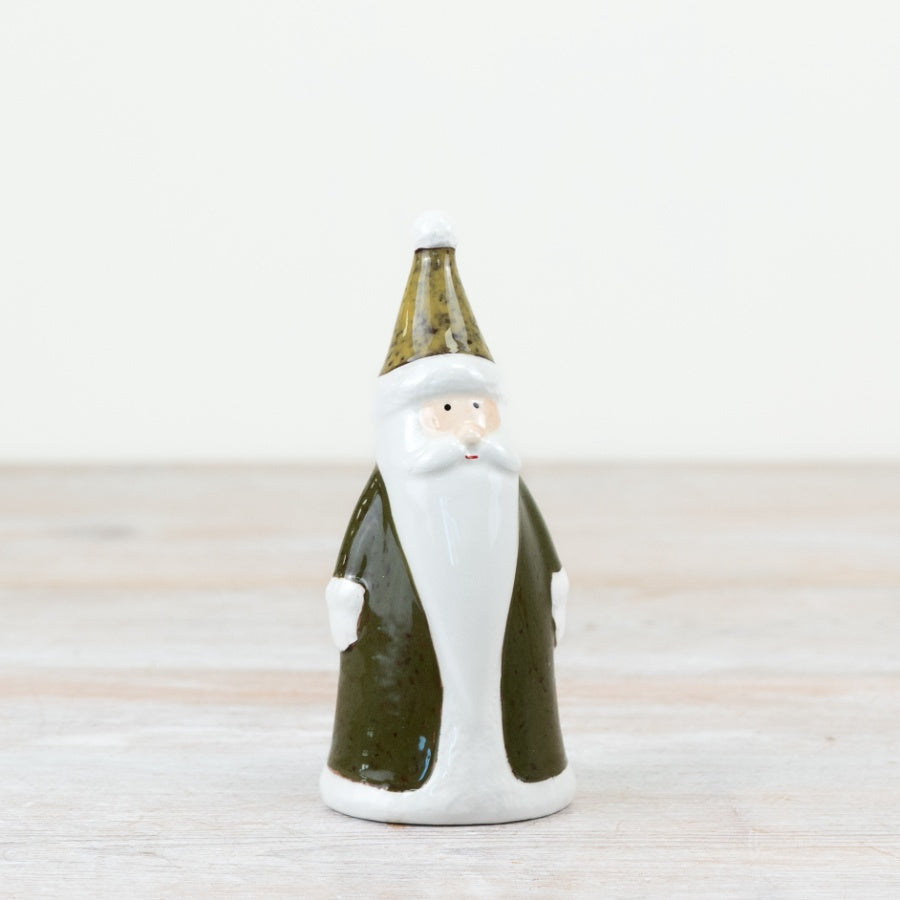 Green Santa Decoration, 14cm