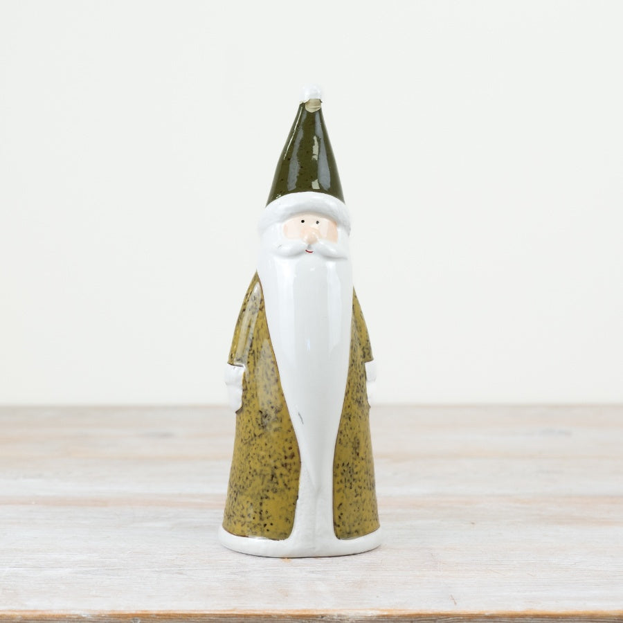 Standing Green Santa 26cm