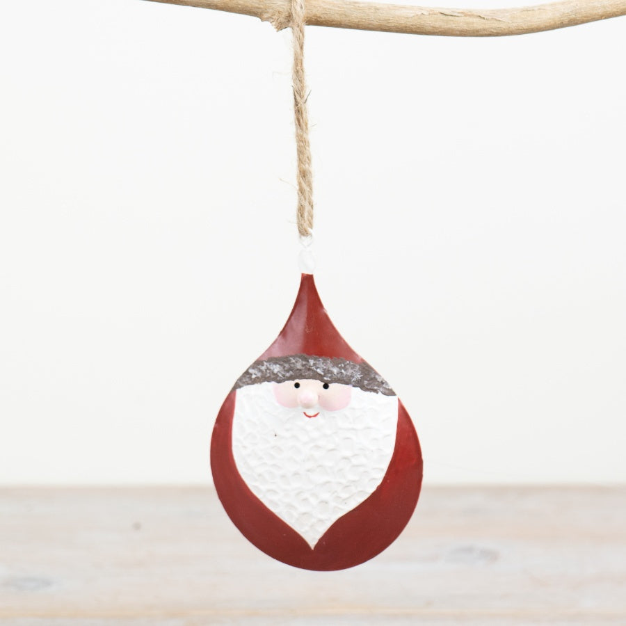 Red Santa Hanger, 13cm