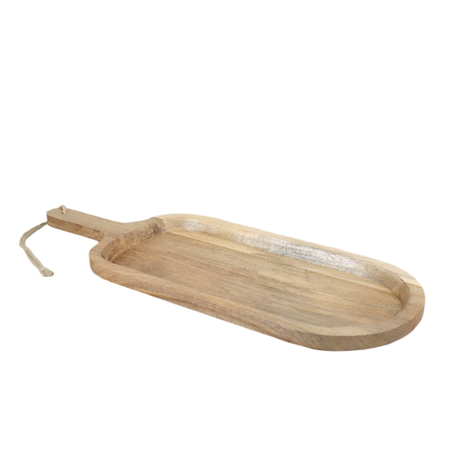 Serving Paddle Board 55cm, Long Design for Cheese, Breads, and Snacks