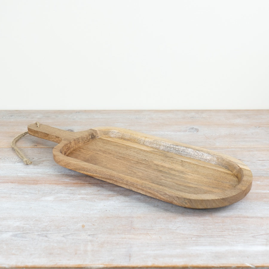 Serving Paddle Board 55cm, Long Design for Cheese, Breads, and Snacks