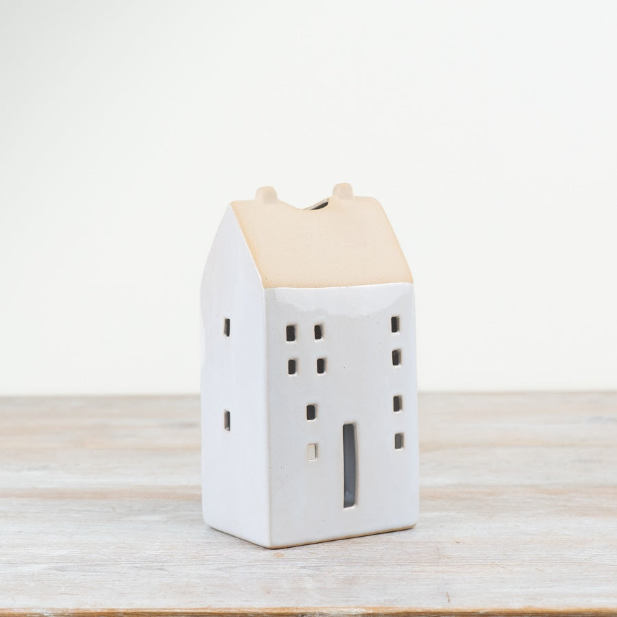 Natural T-light holder House, 17.4cm 