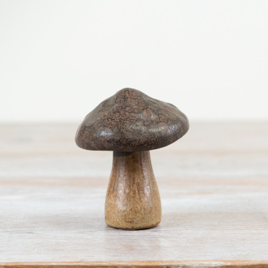 7.5cm Brown Rustic Mushroom 