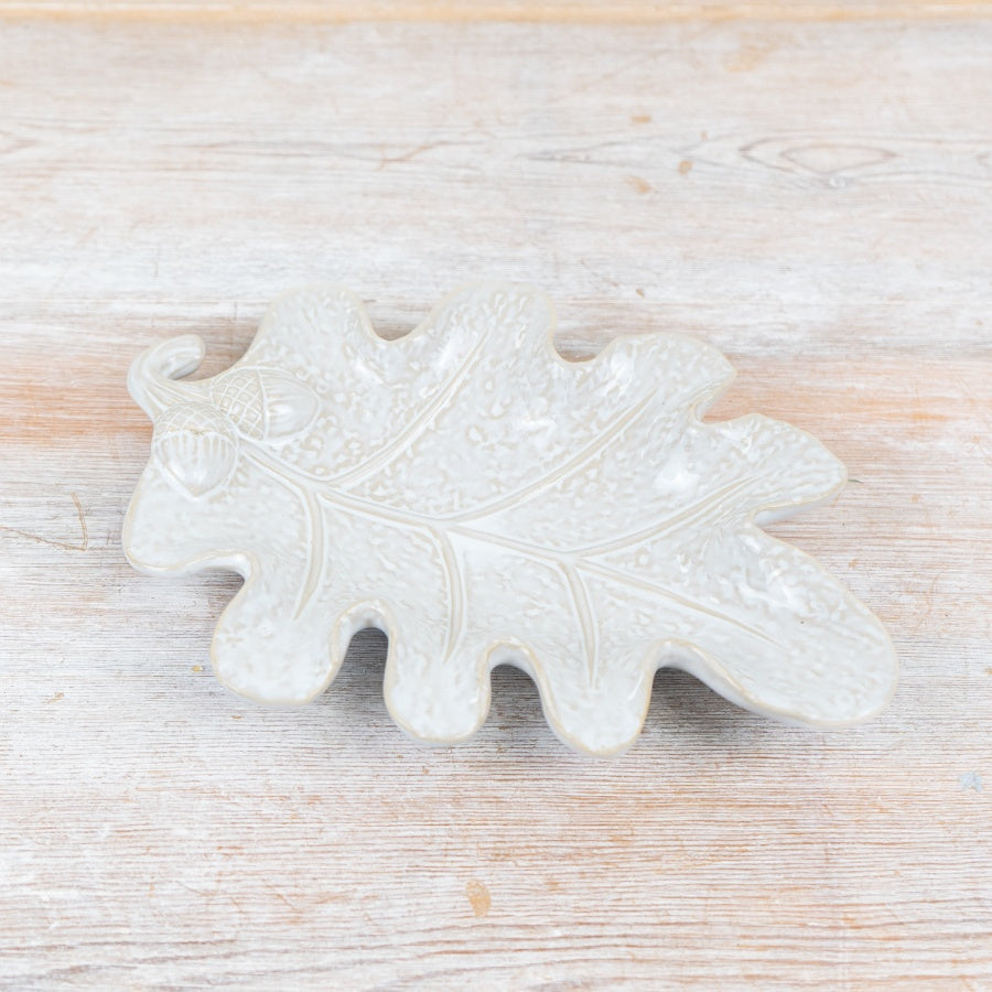 Leaf Design Trinket Plate, 21.5cm 