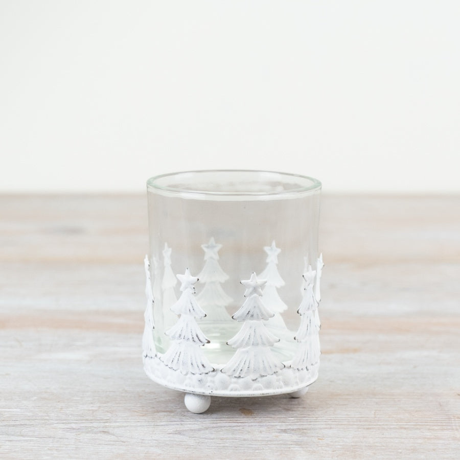 Metal Tree Candle Holder, 7cm