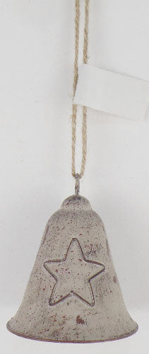 Metal Star Print Bell, 7.5cm