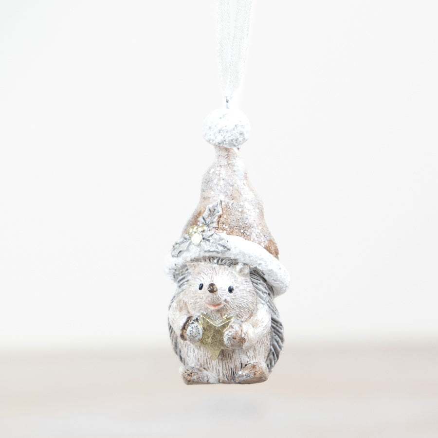 Christmas Hedgehog Hanger, 7cm