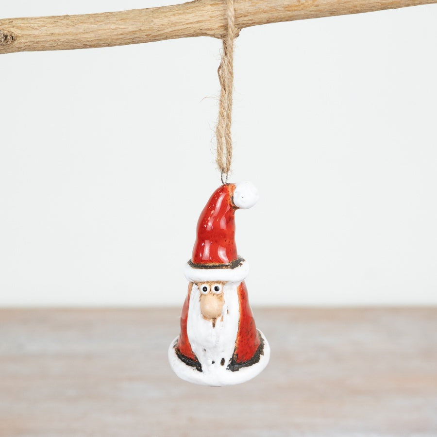Hanging Santa Deco, 7.8cm