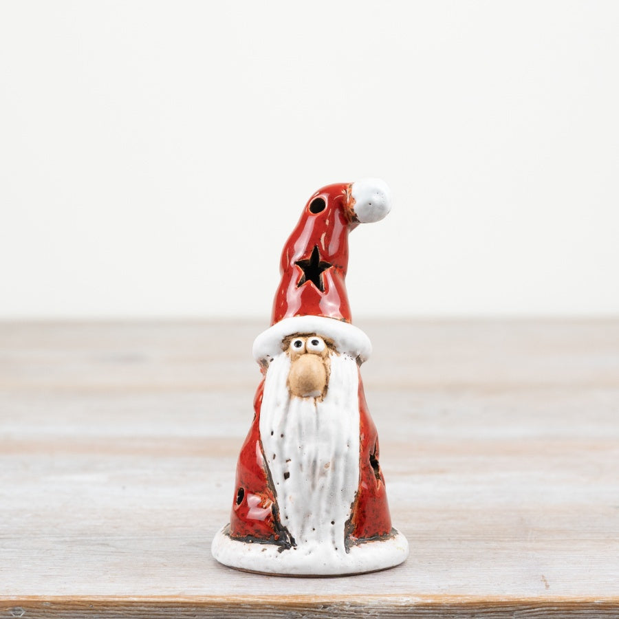 11.5cm LED Santa Ornament – Light Up Christmas Decoration, Festive Holiday Figurine