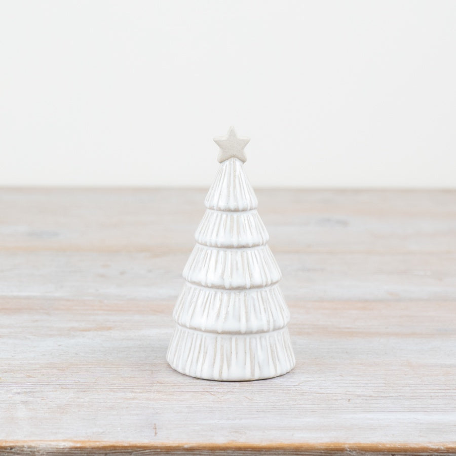 Natural Glaze Christmas Tree 13cm