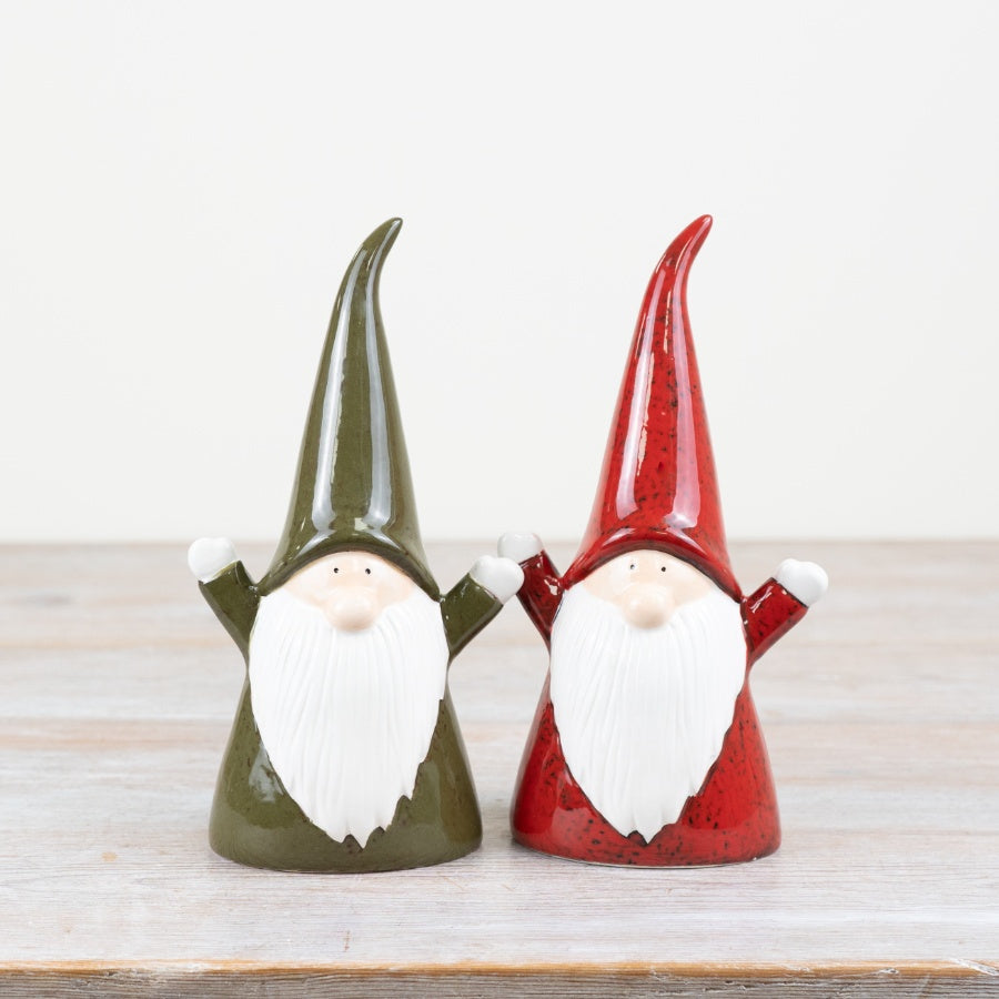 Green Santa Figurine, 21cm