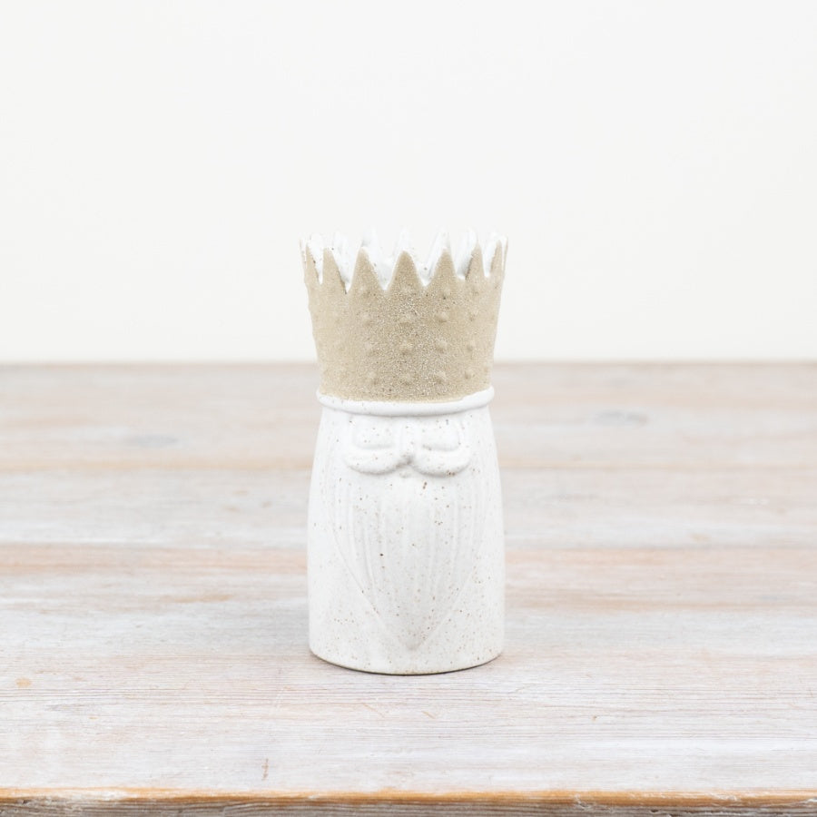 13.5cm King Flower Vase – Elegant Royal Design Home Decoration