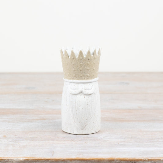13.5cm King Flower Vase – Elegant Royal Design Home Decoration