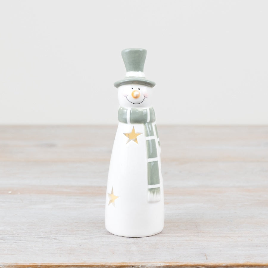 LED Standing Snowman, 17.5cm
