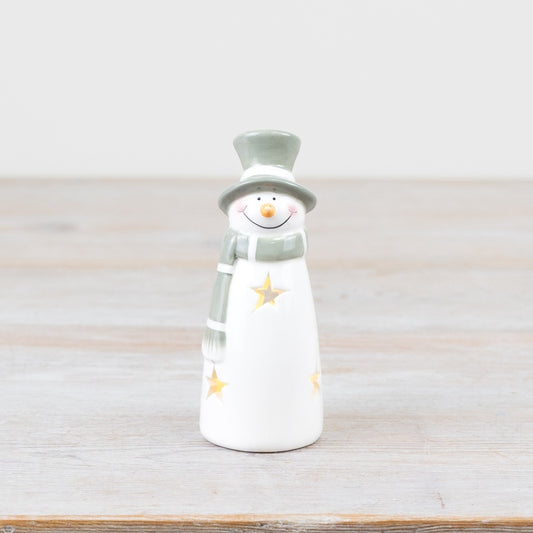 LED Snowman Deco, 12cm