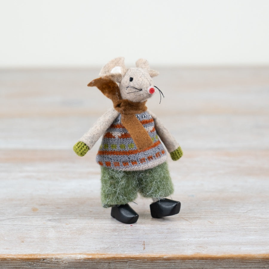 Fabric Woodland Mouse 11cm