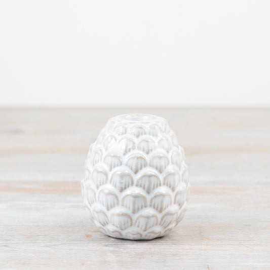 8cm Pinecone Candle Holder – Rustic Woodland Tealight Ornament, Autumn Winter Décor
