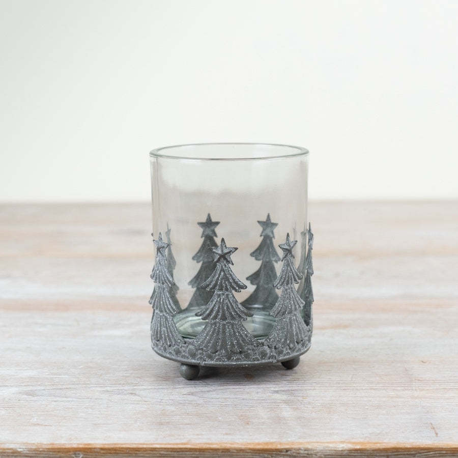 Tree Candle Holder – 8cm Festive Tea Light Holder, Decorative Christmas Décor