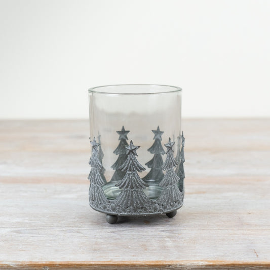 Tree Candle Holder – 8cm Festive Tea Light Holder, Decorative Christmas Décor