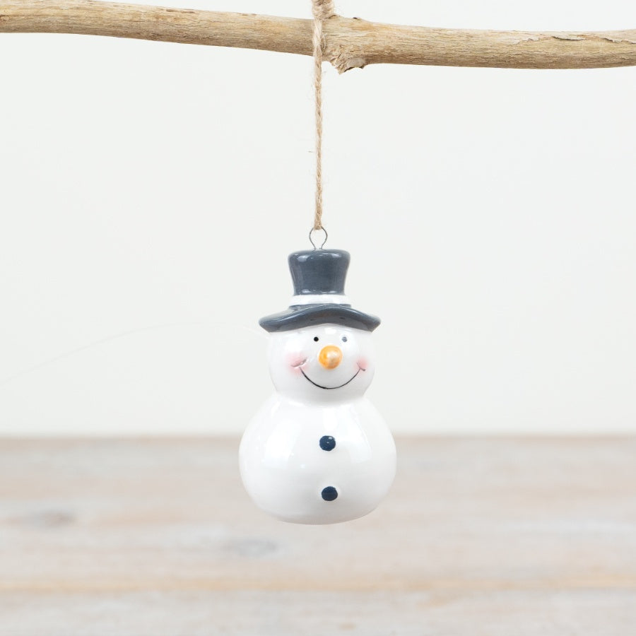 Snowman Hanger, 9cm