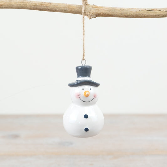Snowman Hanger, 9cm