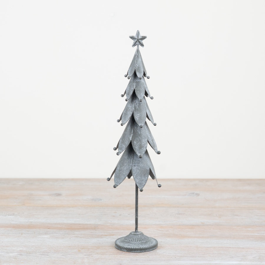Silver Rustic Christmas Tree 40cm