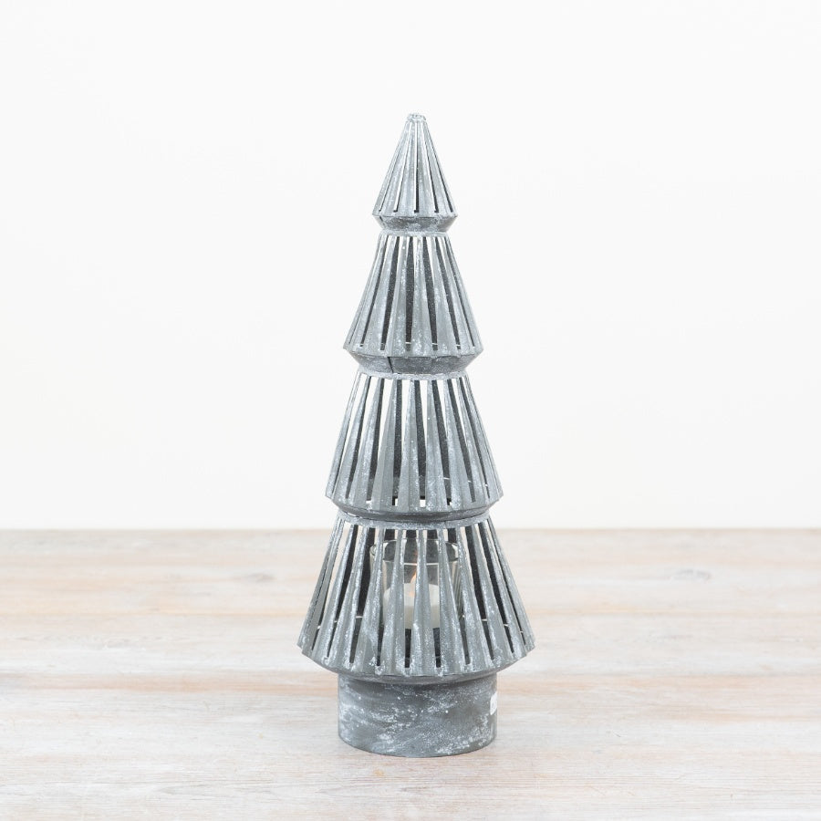 Rustic Metal Tree Candle Holder 33.5cm