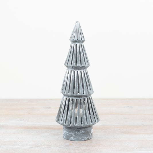 Rustic Metal Tree Candle Holder 33.5cm