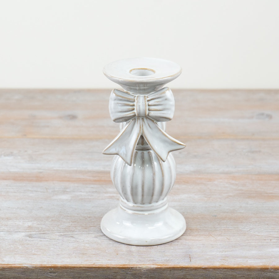 19cm Candle Holder w/ Bow