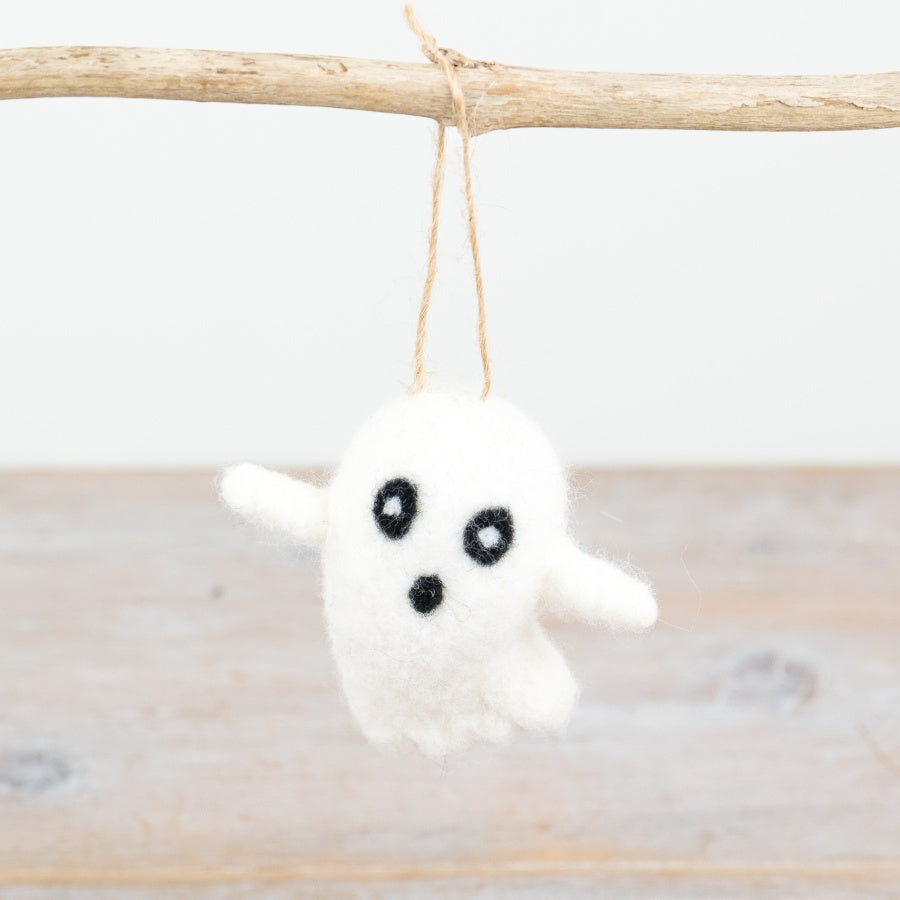 Felt Ghost Hanger, 8.5cm
