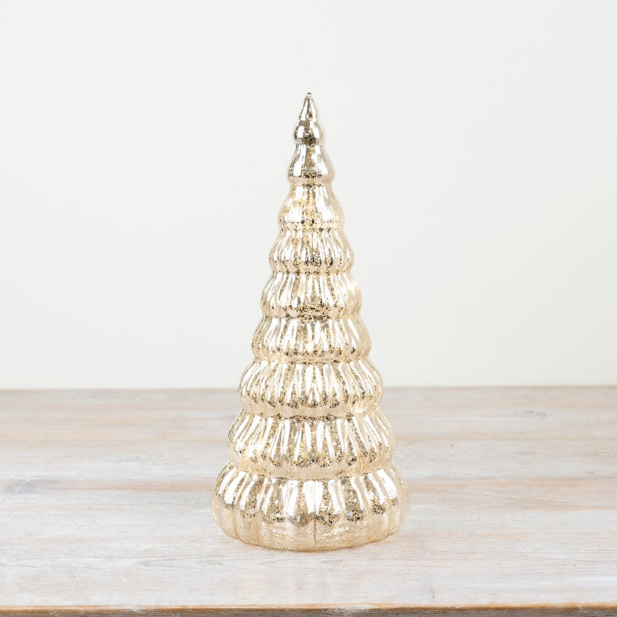 Gold Light up Tree, 30cm