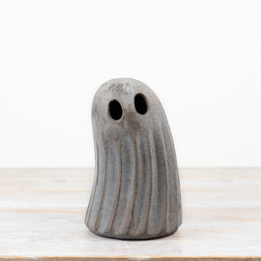 Standing Grey Ghost Halloween Decoration Spooky Seasonal Ornament Home Décor 20cm Item #74844