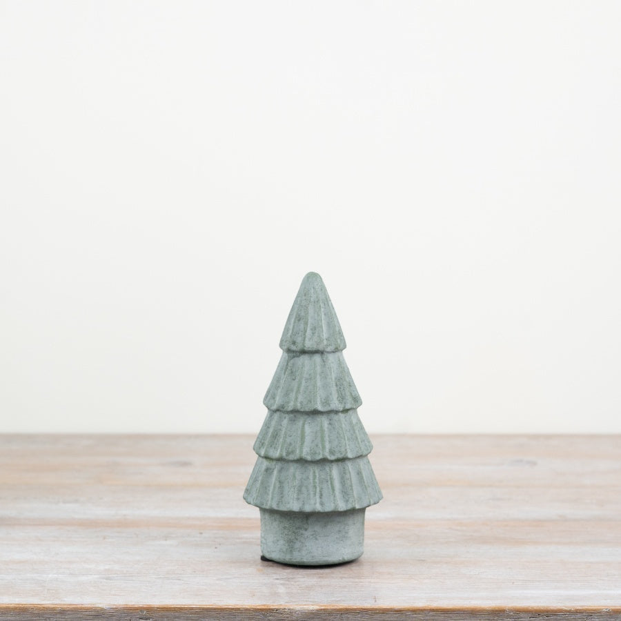 Tiered Green Tree Ornament – 20cm Festive Christmas Decoration, Evergreen Holiday Décor