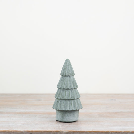 Tiered Green Tree Ornament – 20cm Festive Christmas Decoration, Evergreen Holiday Décor