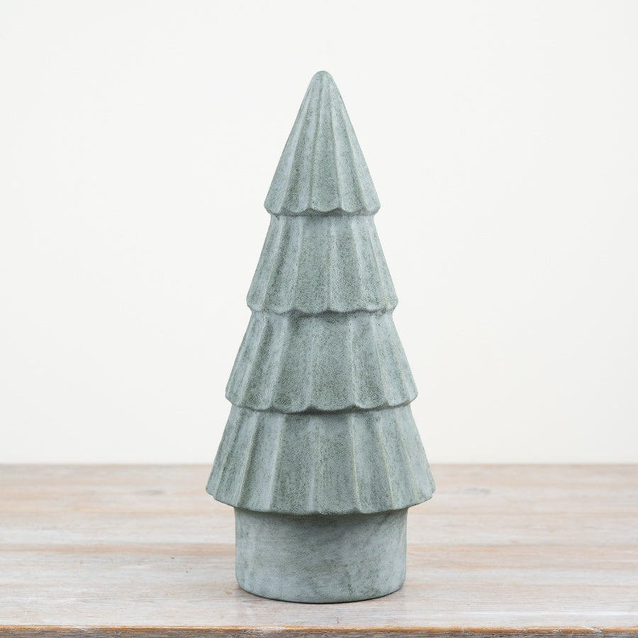 Standing Green Tree Decoration – 37.5cm Tiered Christmas Ornament, Festive Home Décor