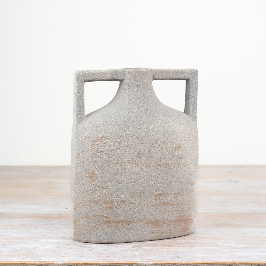 Natural Tone Vase – 26.5cm Stylish Bottle Vase for Home Décor & Floral Displays