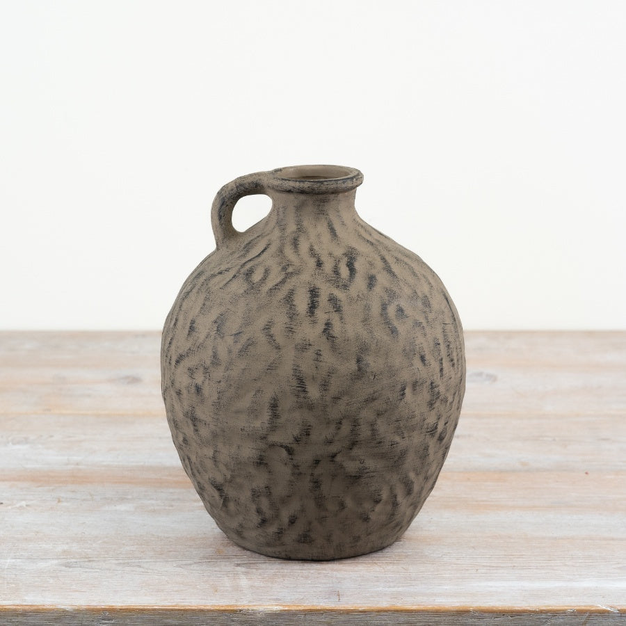 Ceramic Jug Vase 25.5cm Elegant Home & Garden Decorative Plant Holder