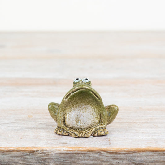 Sitting Frog Ornament 6.8cm – Mini Nature Inspired Home Décor Accent